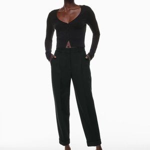 NWT Aritzia Wilfred Dashwood Pant | Size 0 | Black
